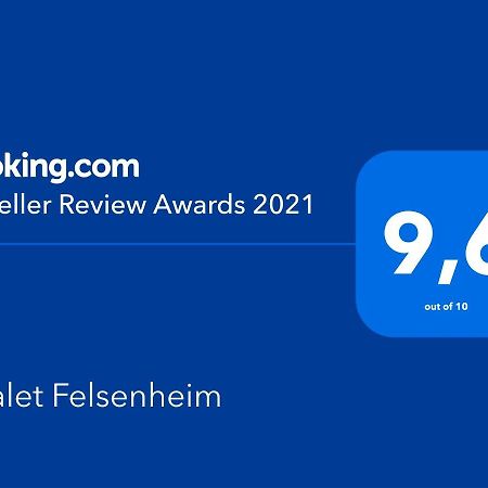Chalet Felsenheim Villa Bellwald Kültér fotó